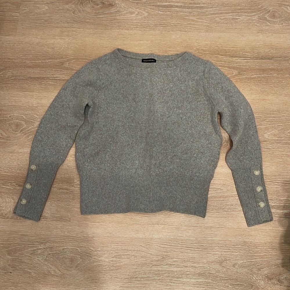 Banana Republic merino extra fine wool blend sweater, size M